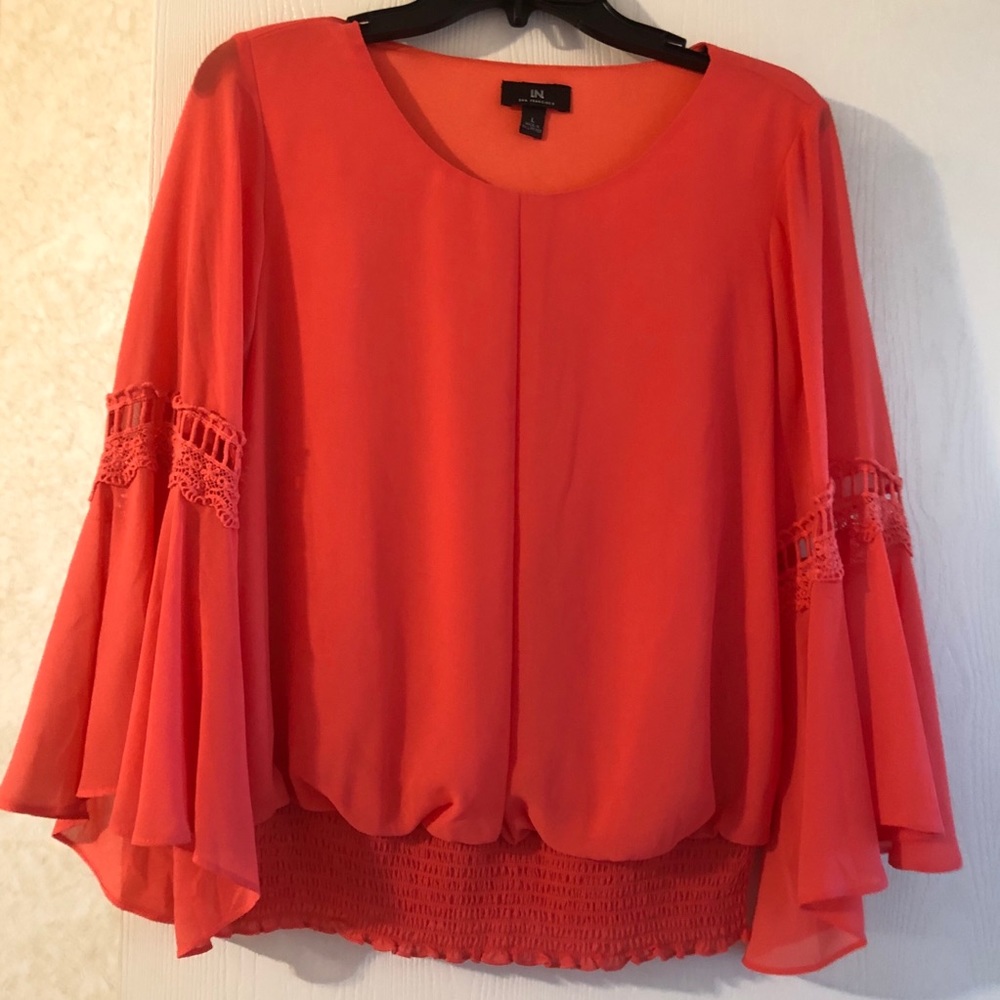 Coral Blouse